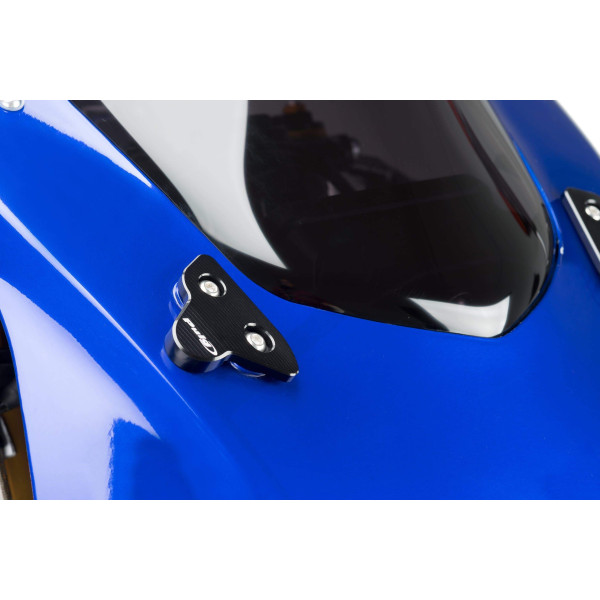 Puig Puig aluminium mirror caps | black | honda cbr 1000 rr 2017>2019